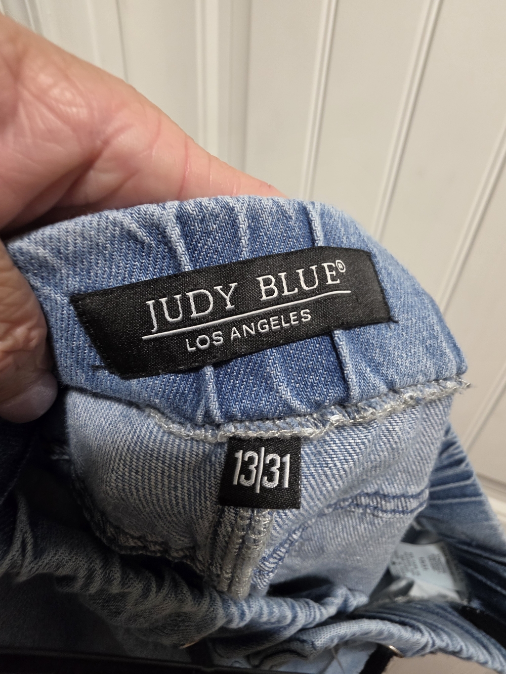 Judy Blue Light Blue Drawstring Jeans - Relaxed Fit - Picture 3 of 5